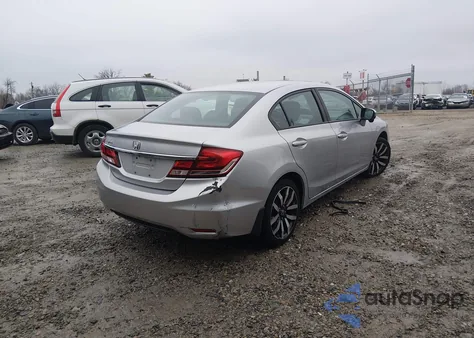2015 Honda Civic Ex-L from USA, damaged, VIN 2HGFB2F94FH551916